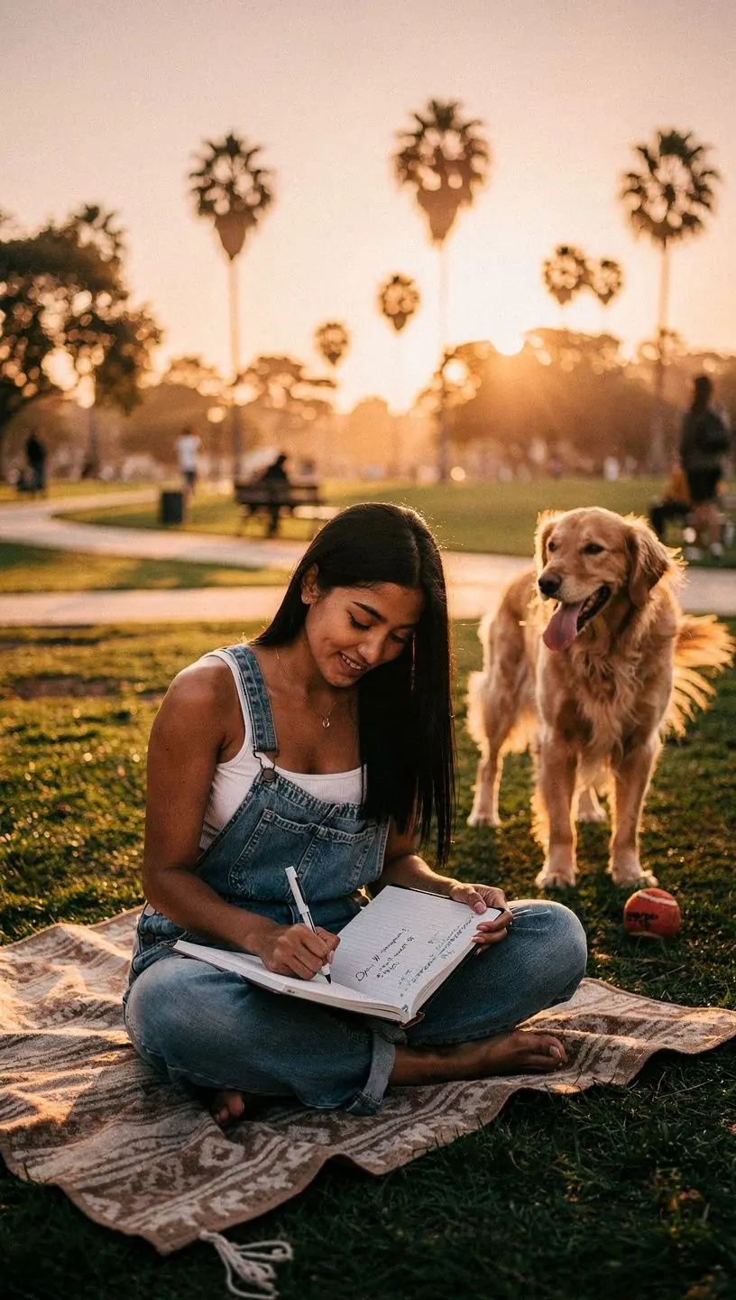 Person organizing tasks during a weekly review process